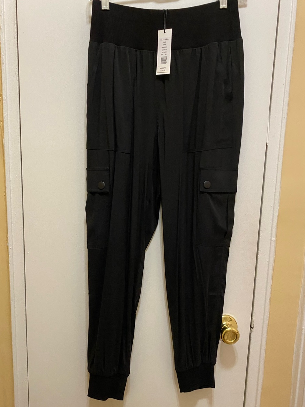 NWT Michael Stars Yara jogger Black size XS Fabric content